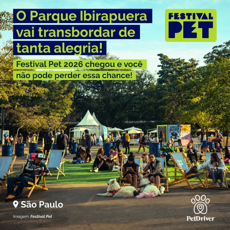 Pet Festival 2026 no Parque Ibirapuera