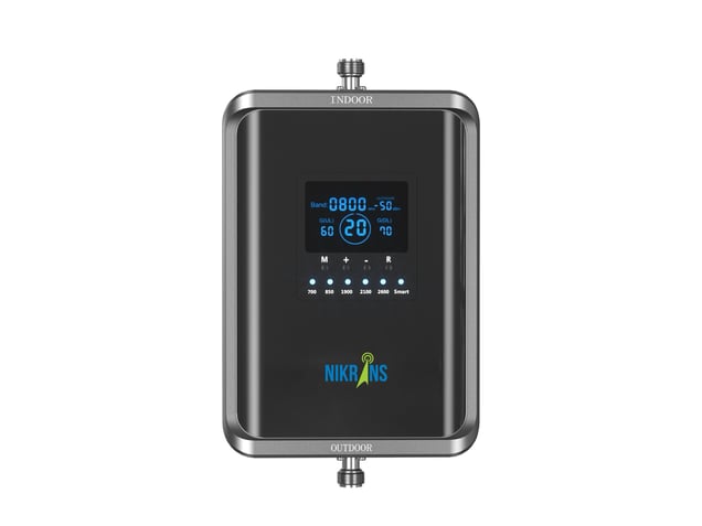 Nikrans NG-600-Flex+5G: Five-Band Mobile Signal Booster for Internet and Calls image 1