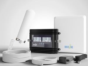 mobile phone signal booster GSM 3G 4G/LTE  Nikrans BD-3000-Voice, 3G & 4G PRO - coverage 3100 ft²