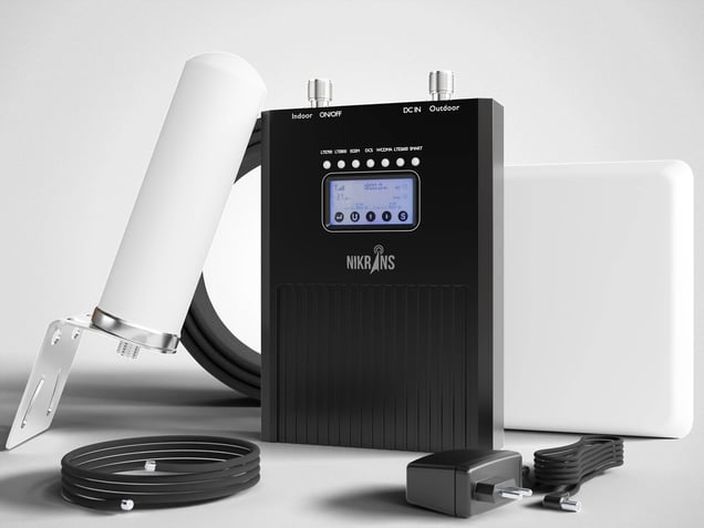 Image GSM, 5G & 4G LTE Marine mobile signal booster Nikrans NS-Smart-Boats