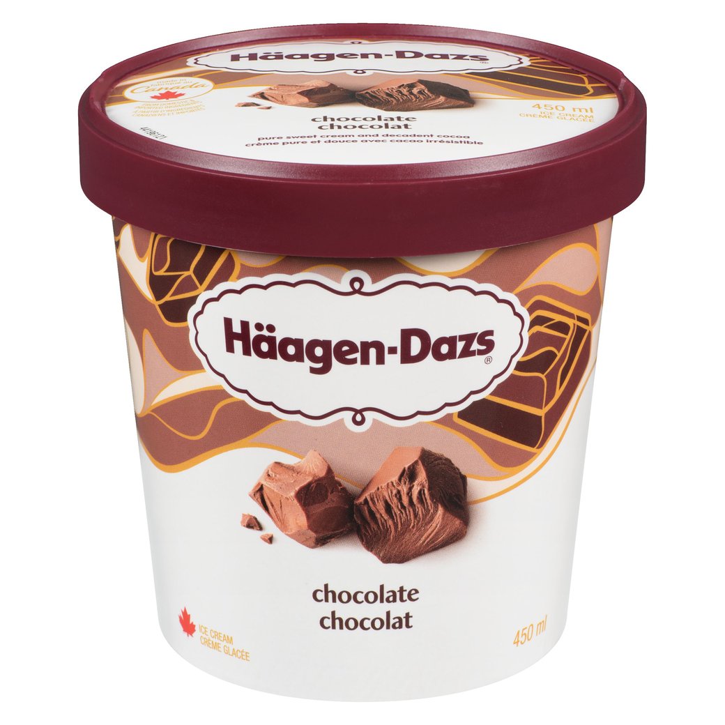Haagen Dazs Chocolate Ice Cream 450ml