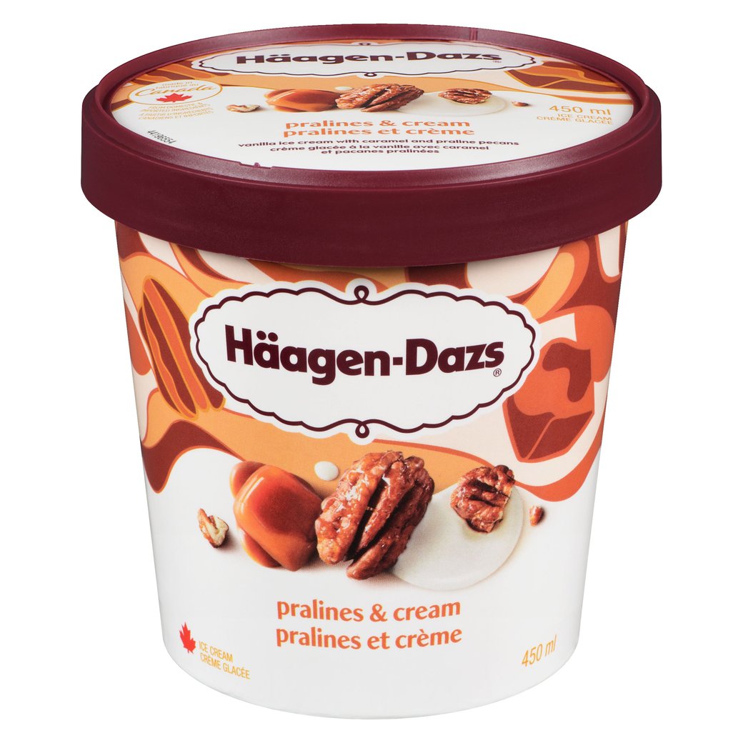 Haagen Dazs Pralines & Cream Ice Cream 450ml