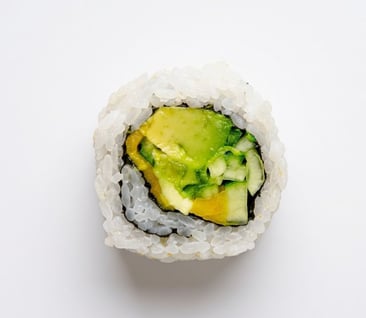 Mango, Avocado, Cucumber Roll (8pcs) 