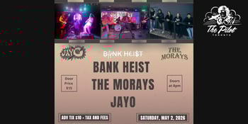 Live Music - Bank heist with Jayo & The Morays