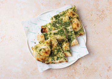 Green Garlic Naan