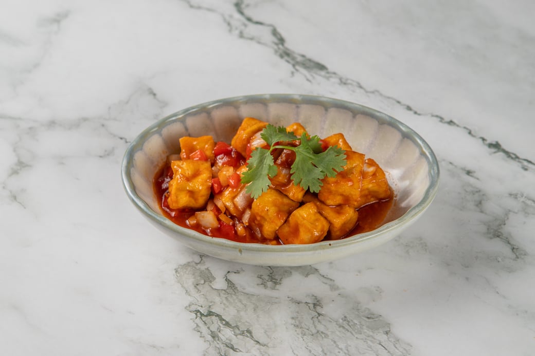 Sweet & Sour Deep-Fried Tofu | เต้าหู้ทอดเปรี้ยวหวาน
