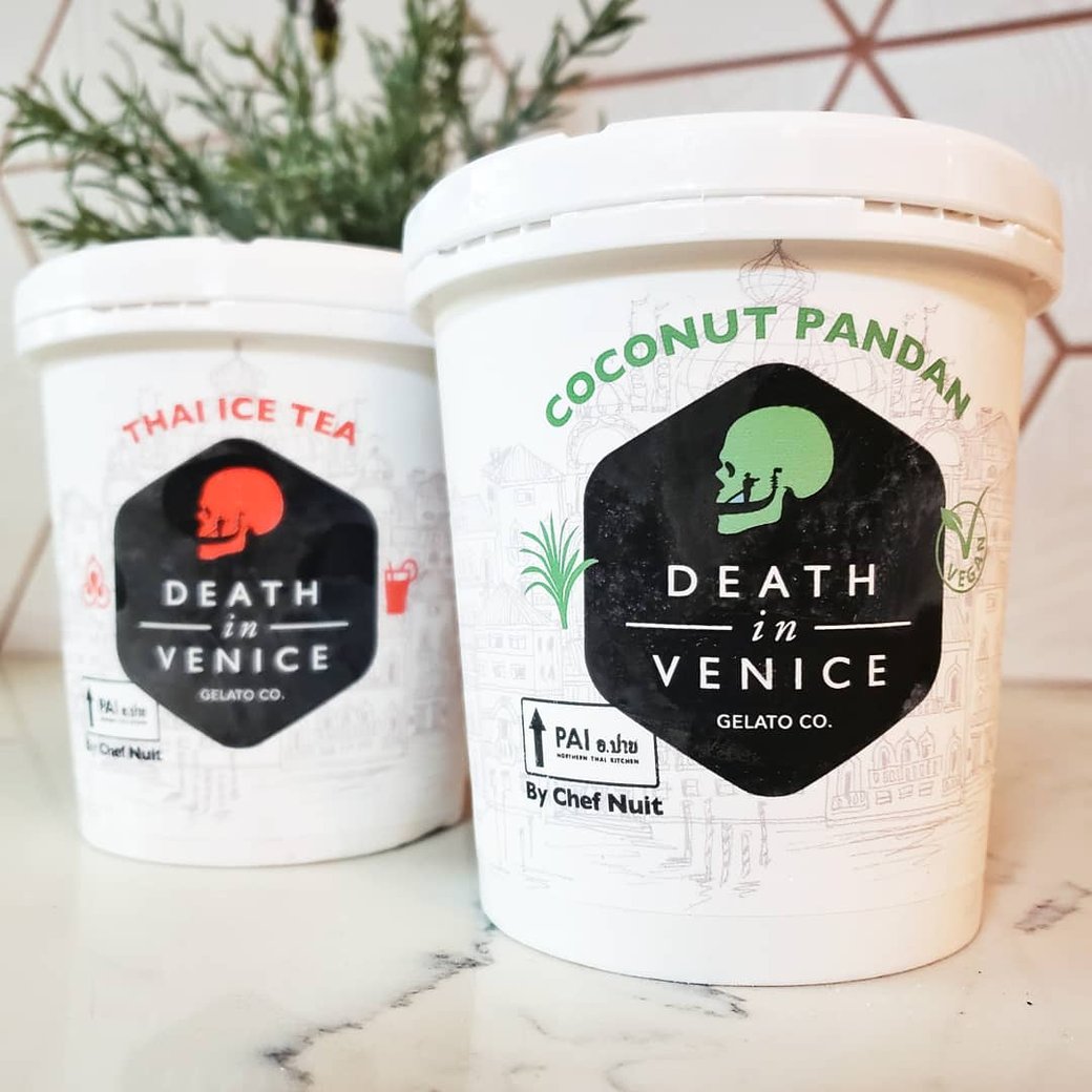 Coconut Pandan Gelato - pint (Vegan)