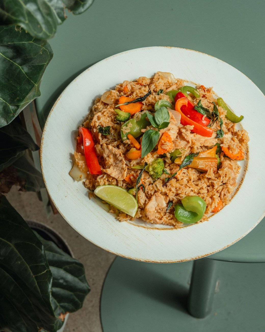 Basil fried rice