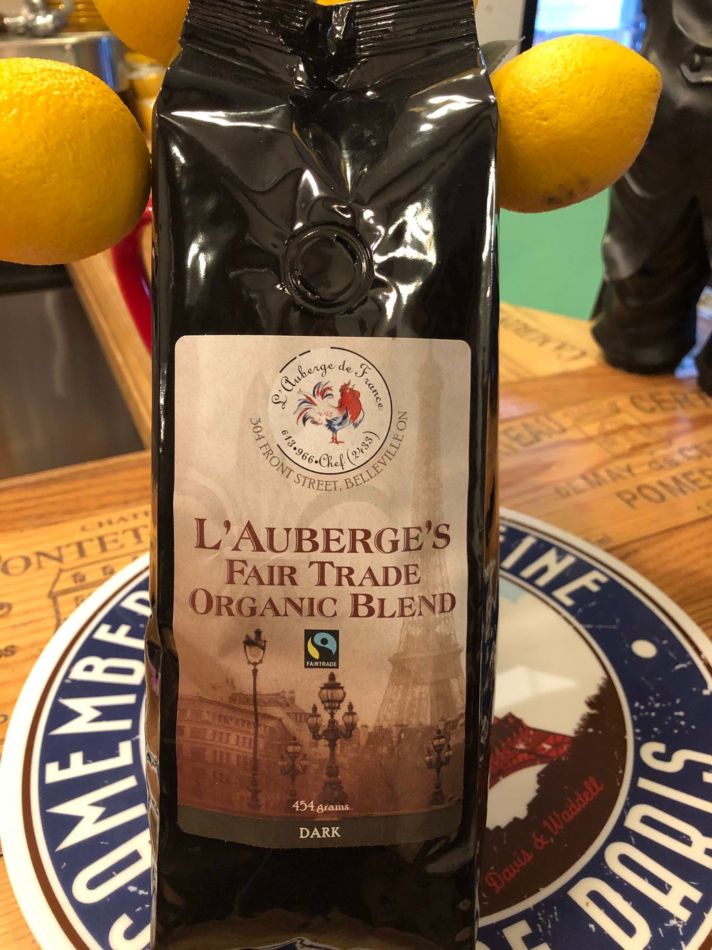 L’Auberge de France Fair Trade Organic Blend Beans