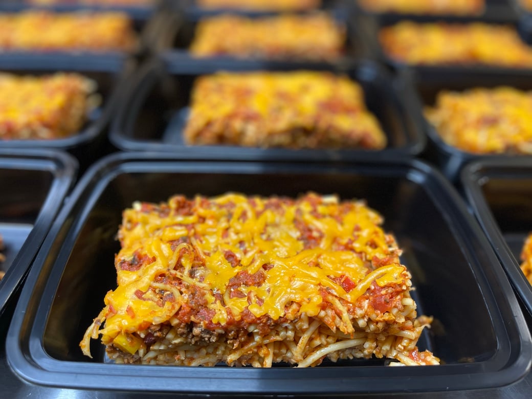 GF Baked Spaghetti w/ Ground Turkey