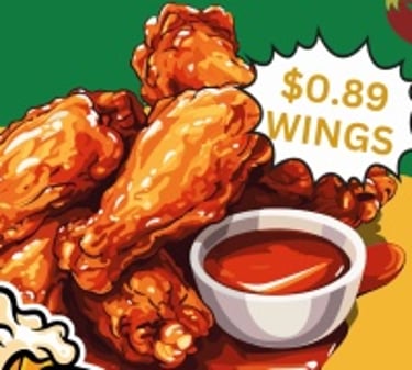 Wing Wednesday! $0.89 Ea Fresh, Fever Frozen Wings