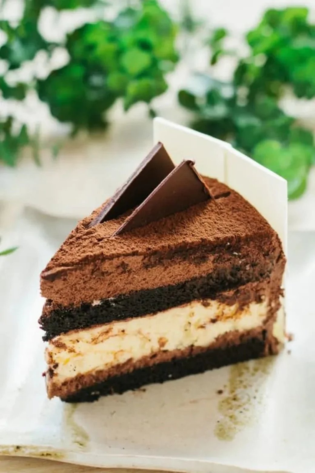 Triple Chocolate Mousse Cake