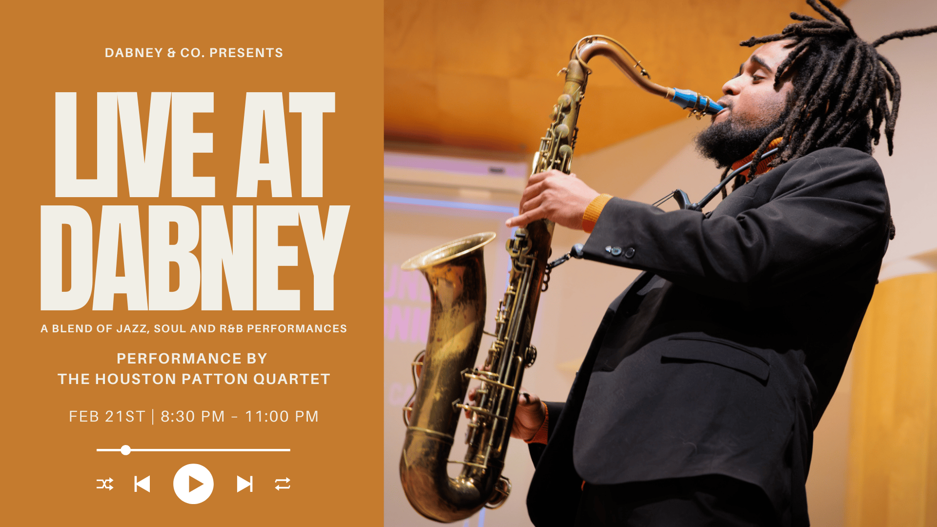 LIVE at Dabney with The Houston Patton Quartet