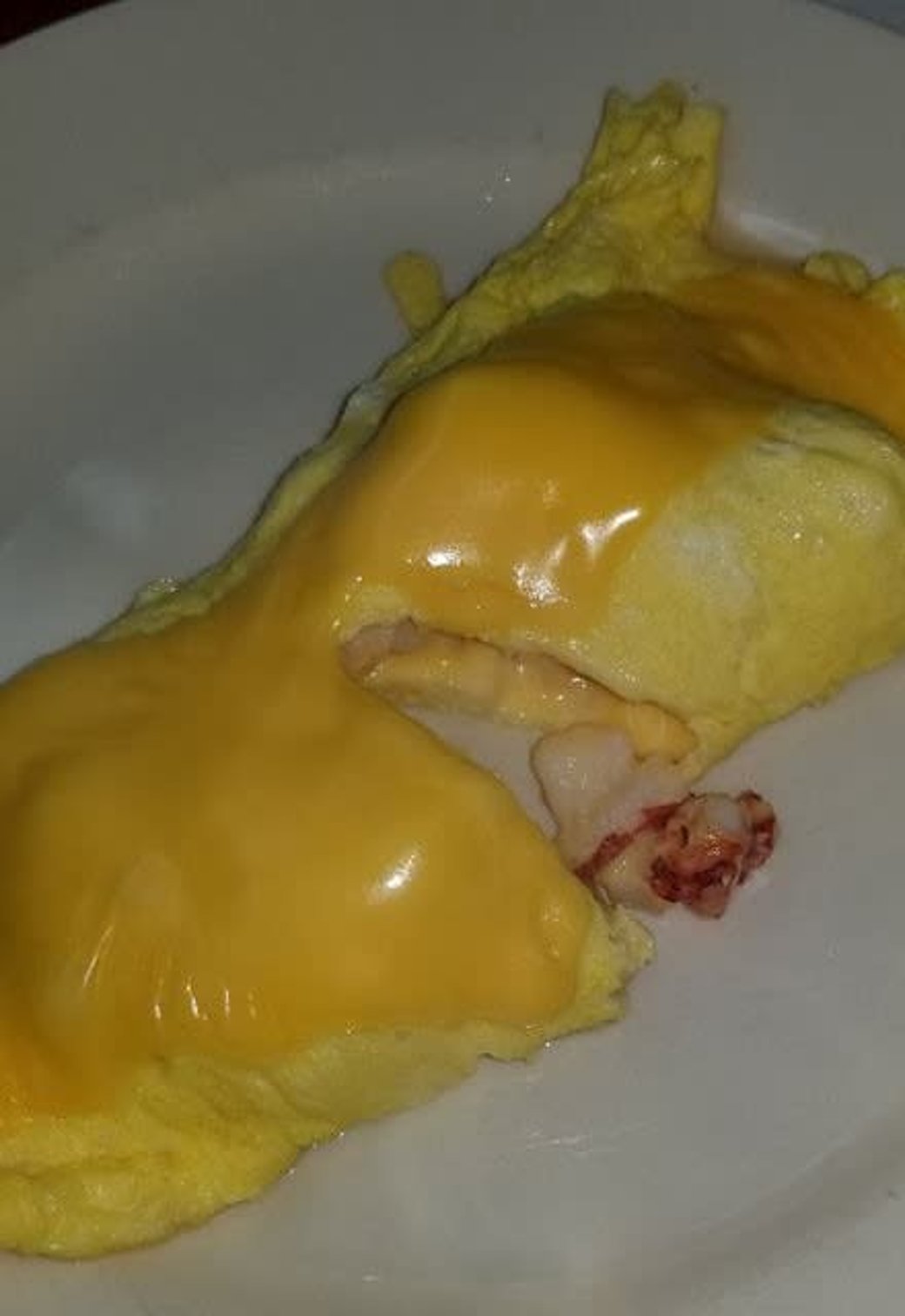 Lobster, Cheese & 1 Vegetable Omelet