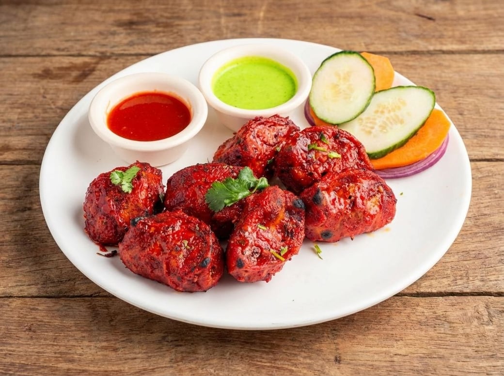 Chilli Chicken Fried Momos & Fries🌶️