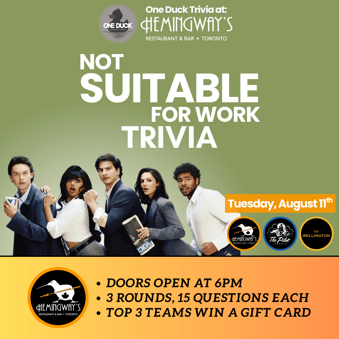 No Suitable For Work Trivia
