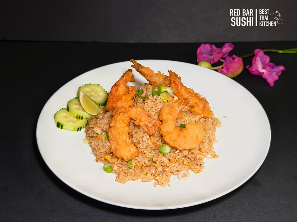 Garlic Pepper Shrimp Fried Rice