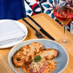 A match made in ✨ if you're not sure what a great 🍷 pairing for your meal is, all you gotta do is ask 😊 our servers have an extensive knowledge of the wines we carry to ensure you can enjoy a great wine pairing to your meal 💙