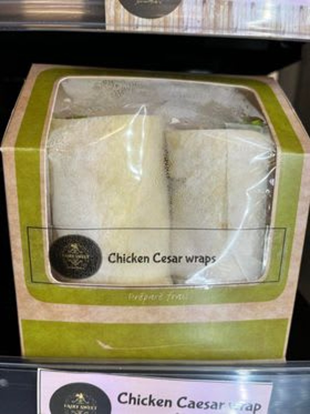 Chicken Cesar wrap 