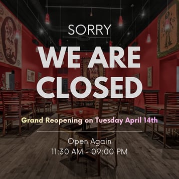 Re-opening Under New Ownership