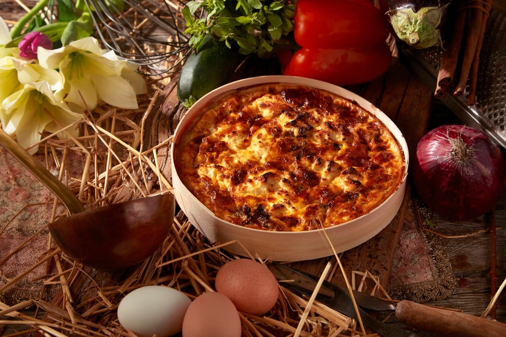 Large Vegetarian Quiche