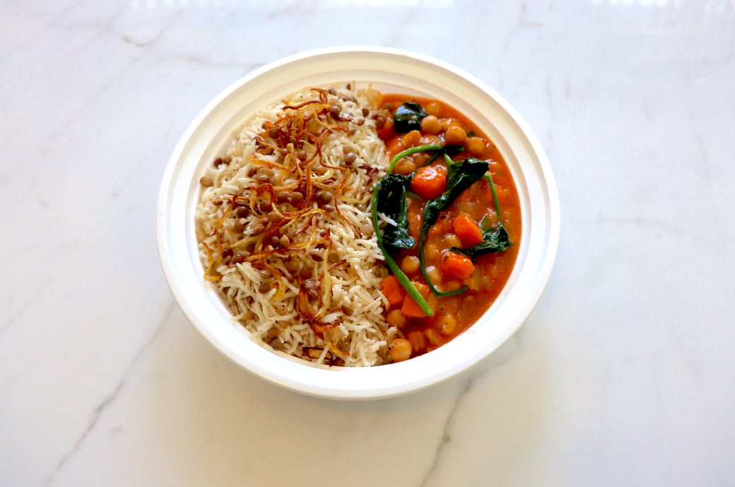 SWEET POTATO ,SPINACH AND CHICKPEA STEW  
