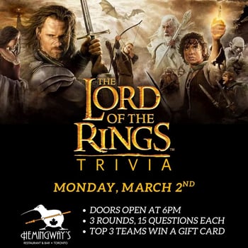 The Lord of the Rings Trivia