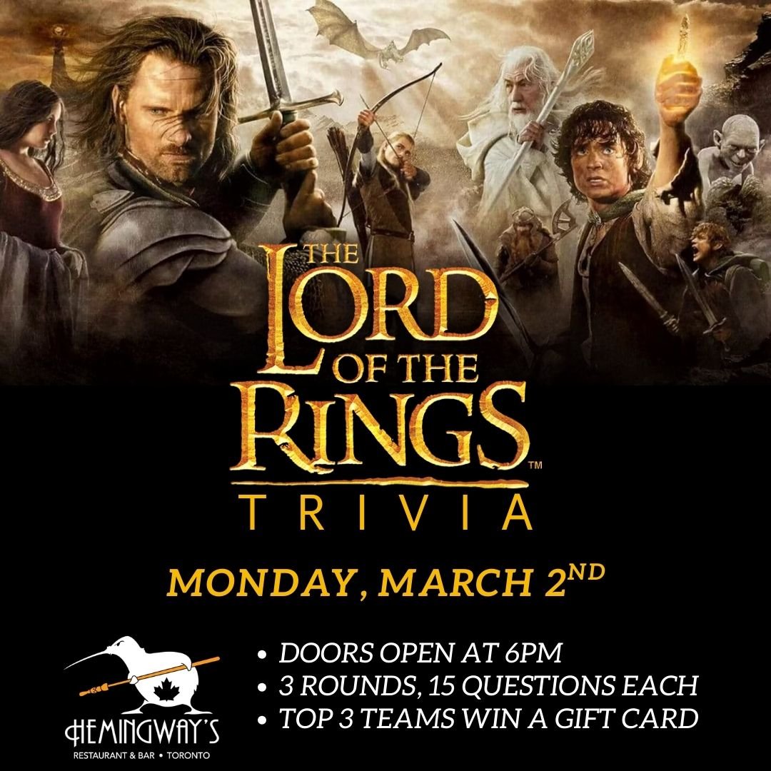 The Lord of the Rings Trivia