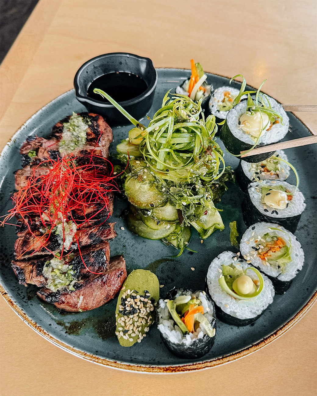 Steak + Sushi
