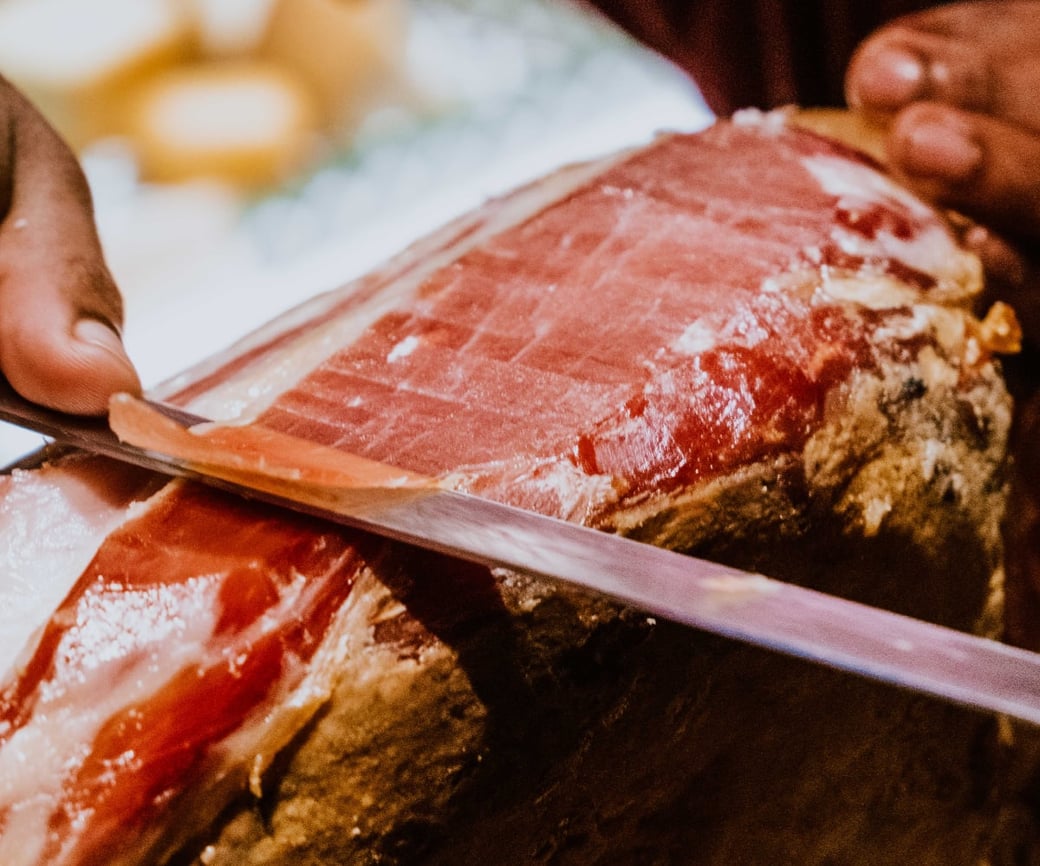 HAND CARVED 50% ACORN FED IBÉRICO HAM