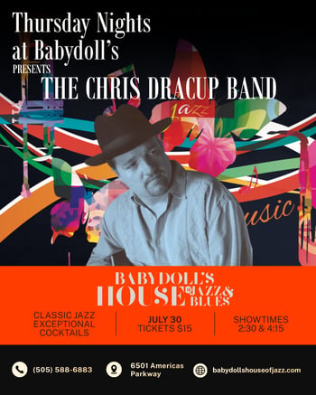 Thursday Nights at Babydoll's  with the Chris Dracup Band