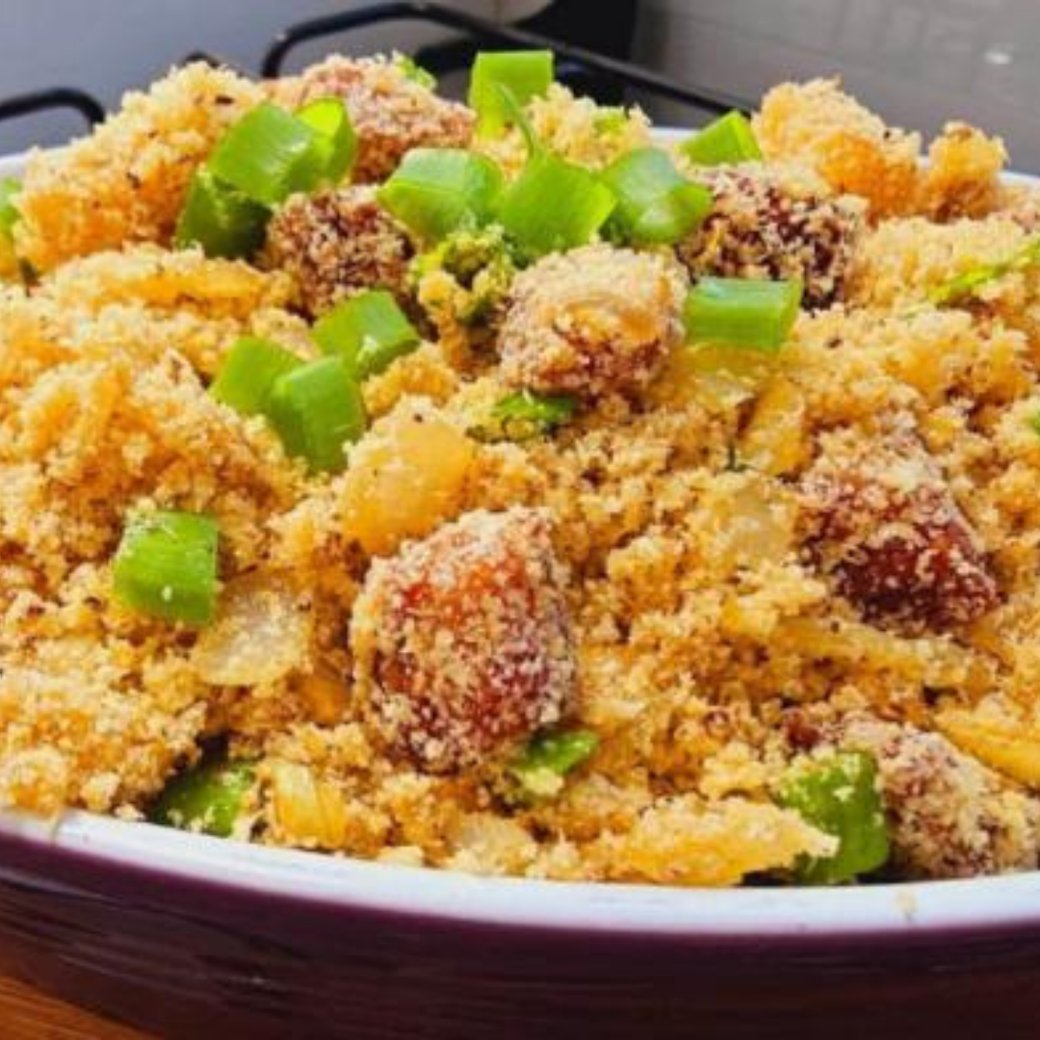 Banana Farofa (Toasted Cassava Flour)