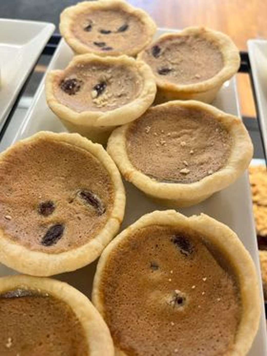 Raisin buttertart