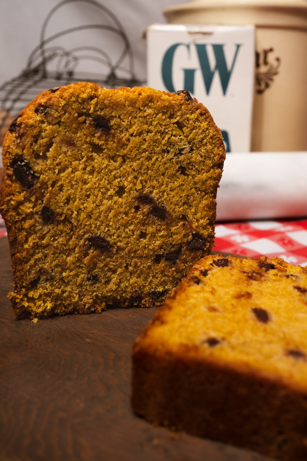 Pumpkin Chocolate Chip Bread