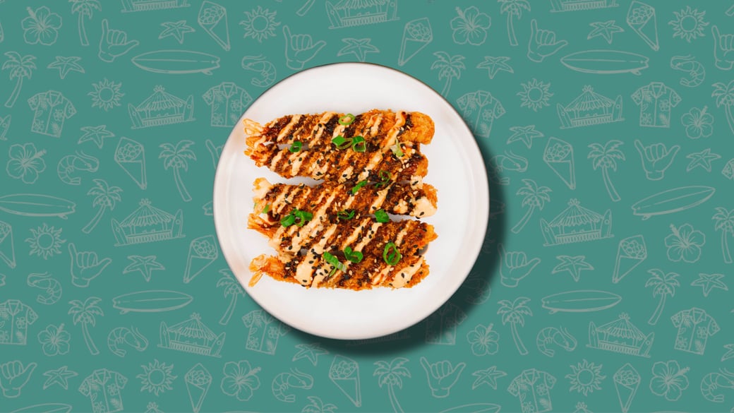 Crevettes tempura (6)