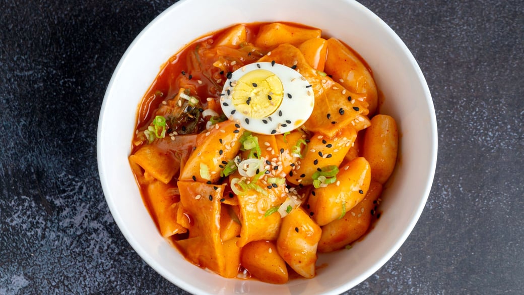 Tteokbokki (Korean Spicy Rice Cakes)