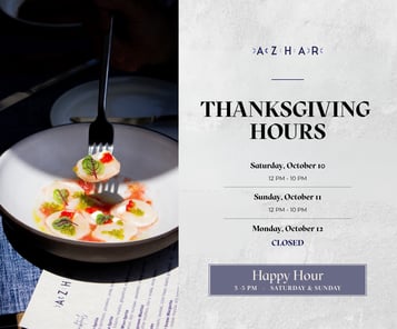 Thanksgiving Weekend at Azhar