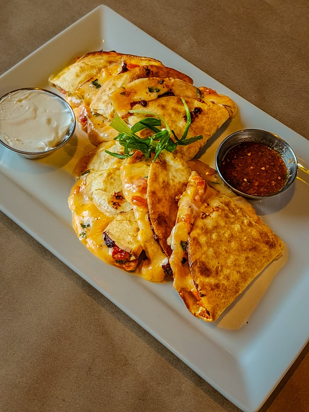 CHEESY QUESADILLA