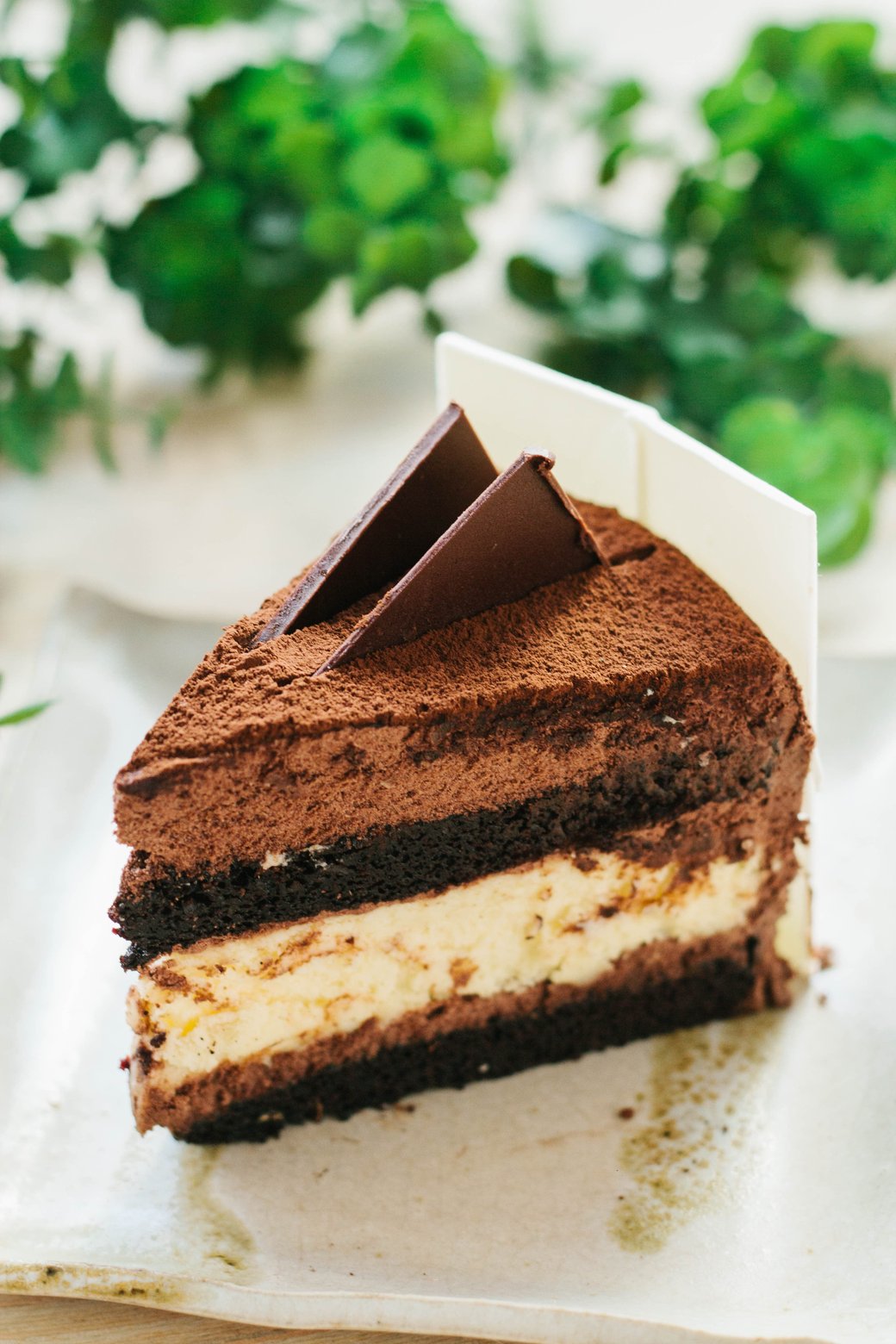 Triple Chocolate Mousse Cake