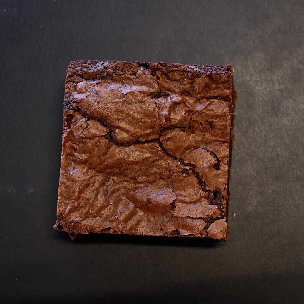 Triple Dark Chocolate Brownies 