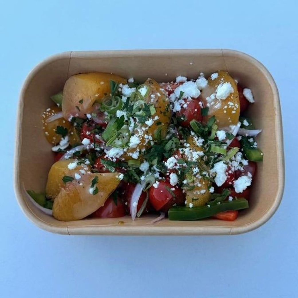 Peach And Tomato Salad