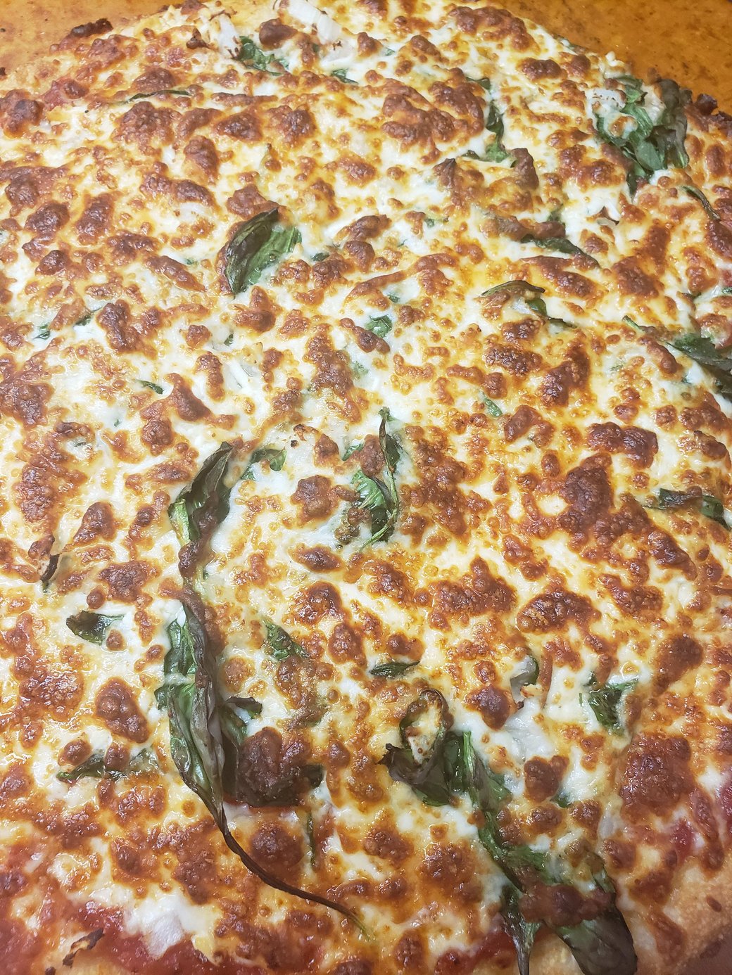 Spinach, Onions & Feta Pizza (Large)