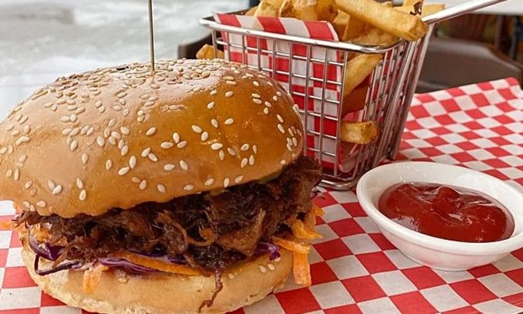 BBQ Pulled Beef Sandwich