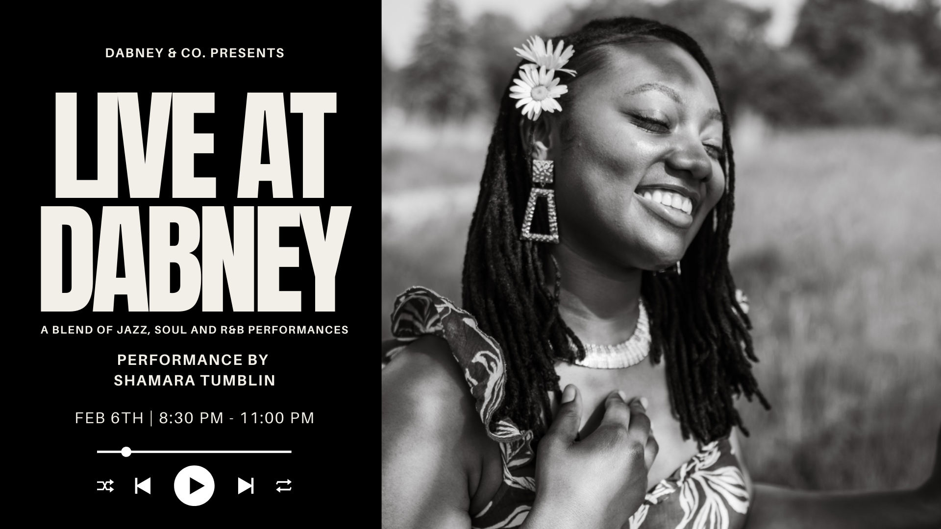 LIVE at Dabney with Shamara Tumblin