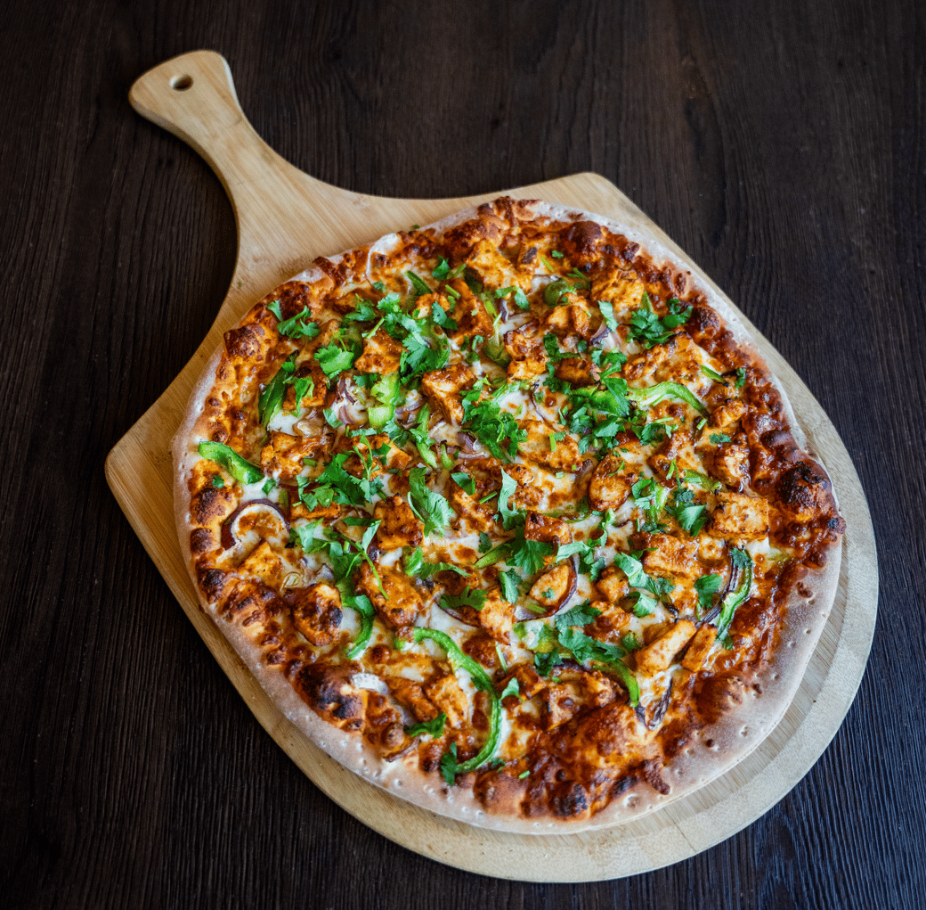 Butter Chicken Pizza