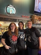 Some of our incredible servers, Zetta, Tori and Mya!