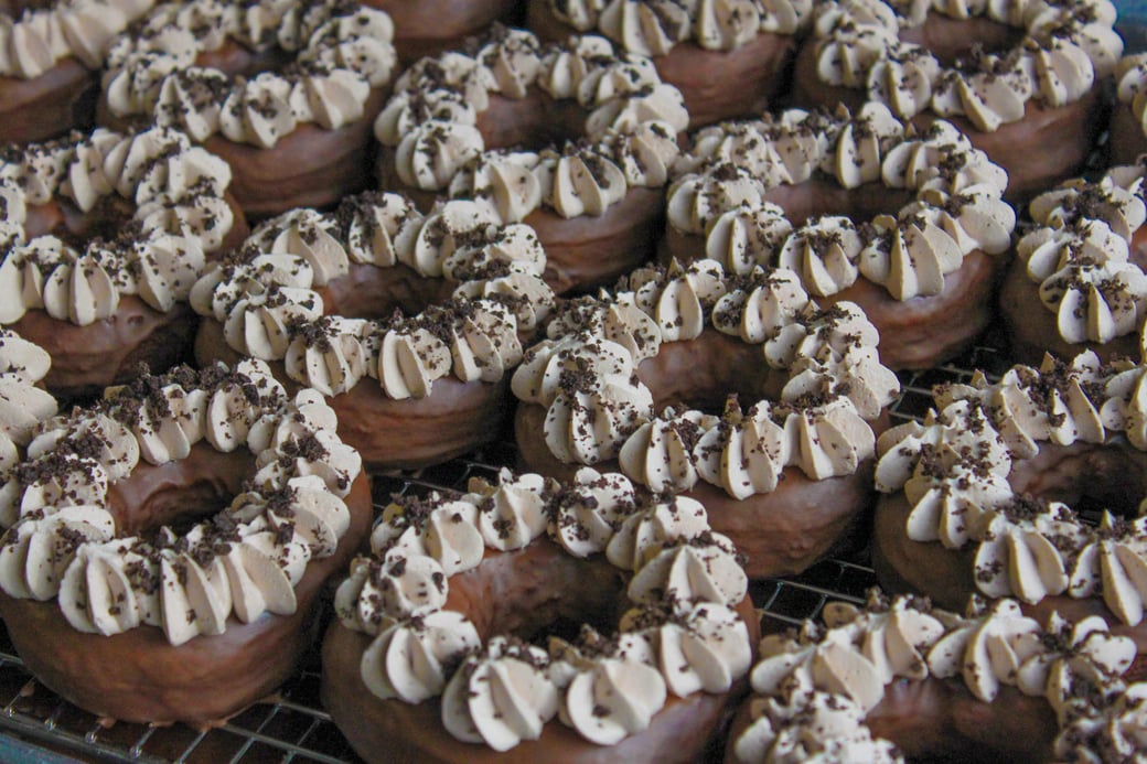 Mocha Cake Doughnut