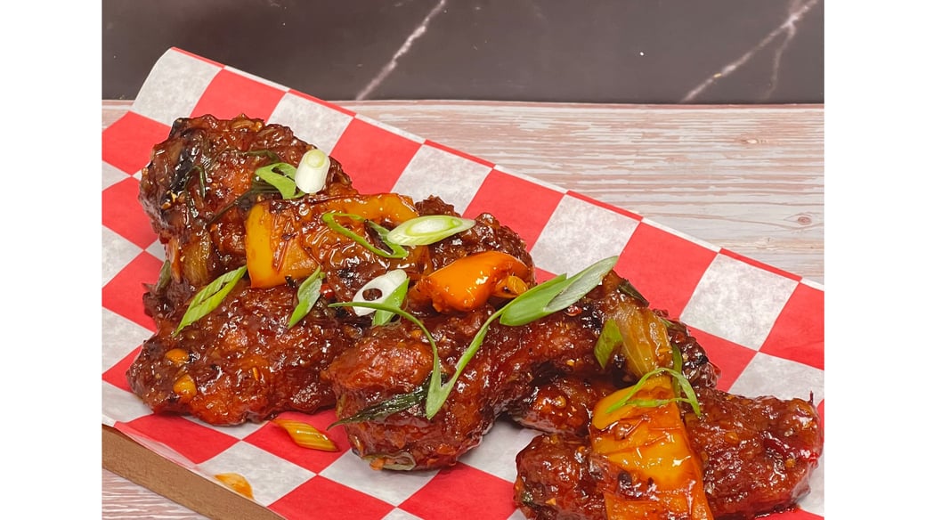 Fiery hot wings