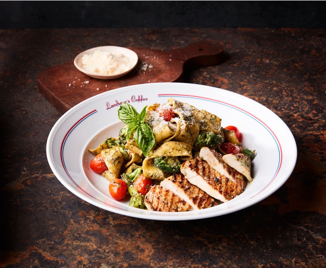 Pesto Chicken Pappardelle