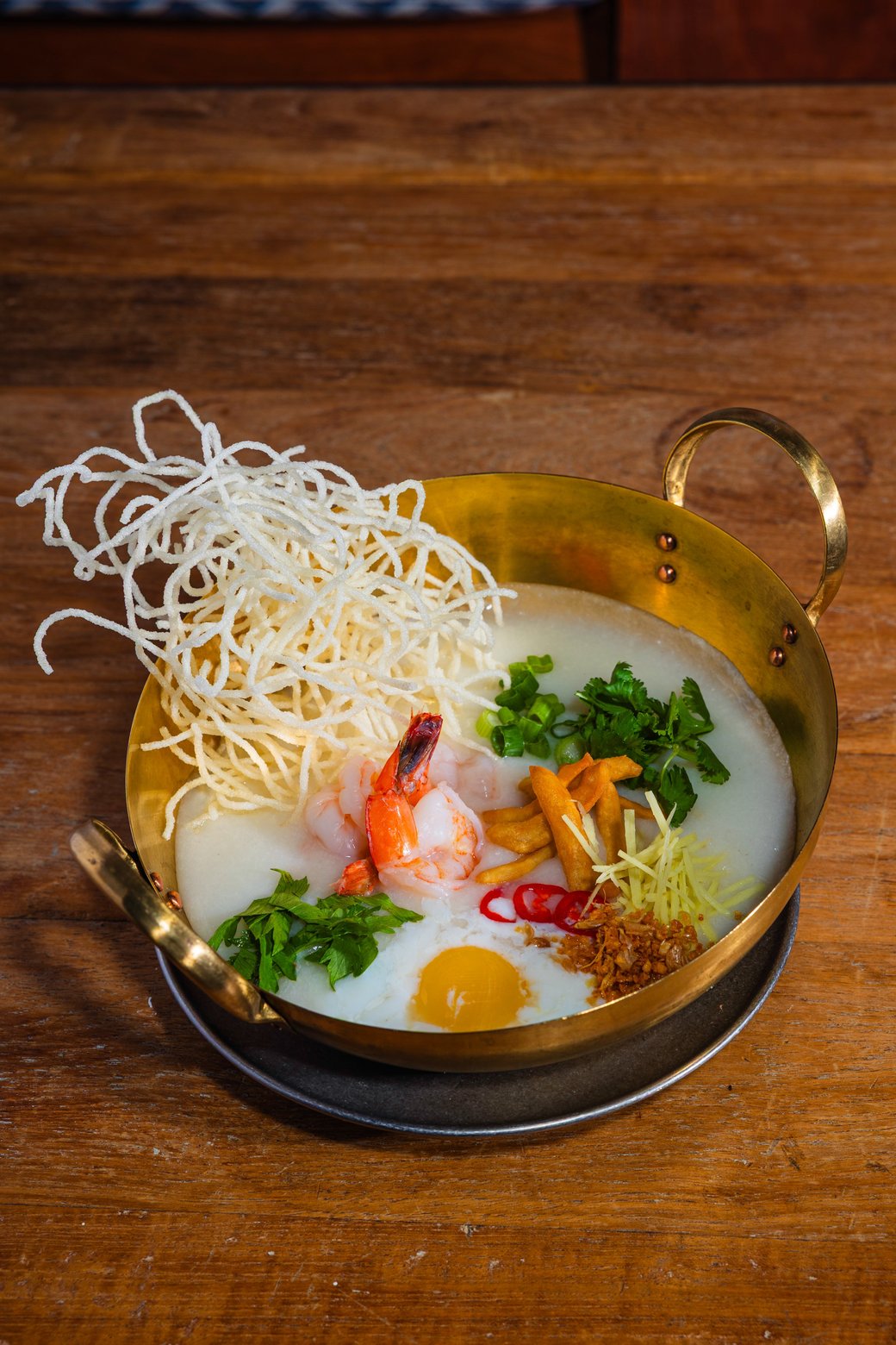 Jhok (Thai Rice Porridge with Shrimp)